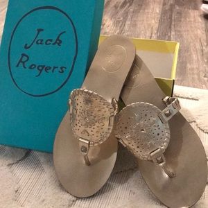 Jack Rogers Georgica Sandals Platinum